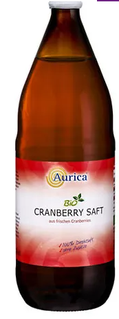CRANBERRY 100% Direktsaft Bio